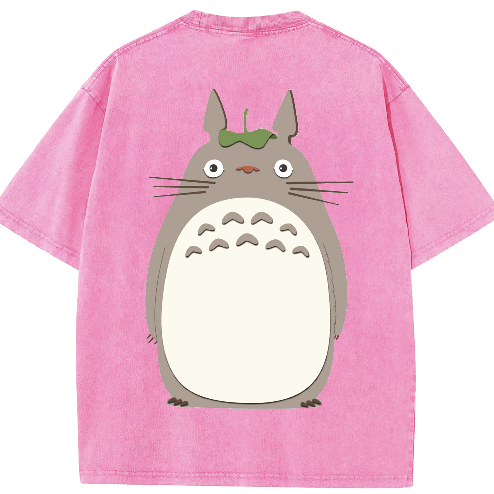 （画像用） となりのトトロ 草壁メイ 草壁サツキ My Neighbor Totoro Satsuki Kusakabe Mei Kusakabe 綿100% ヴィンテージ風 半袖Tシャツ（背面プリント）